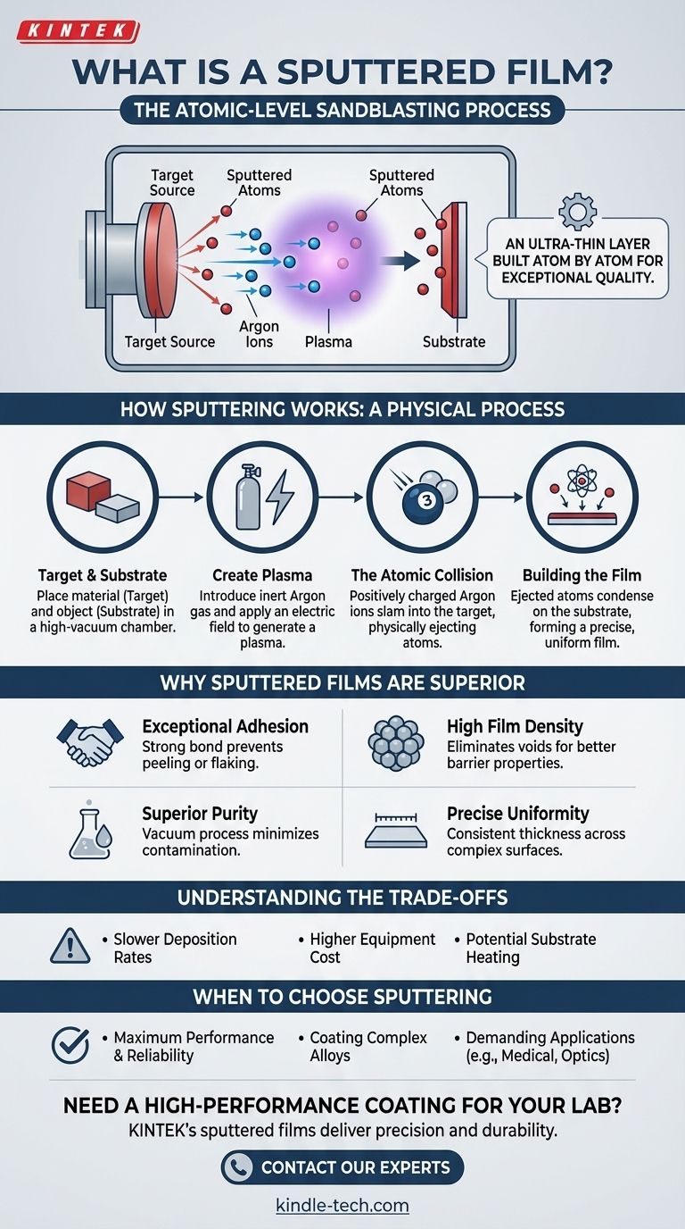 Qu'est-ce qu'un film pulvérisé ? Le guide ultime des revêtements en couches minces haute performance Guide Visuel