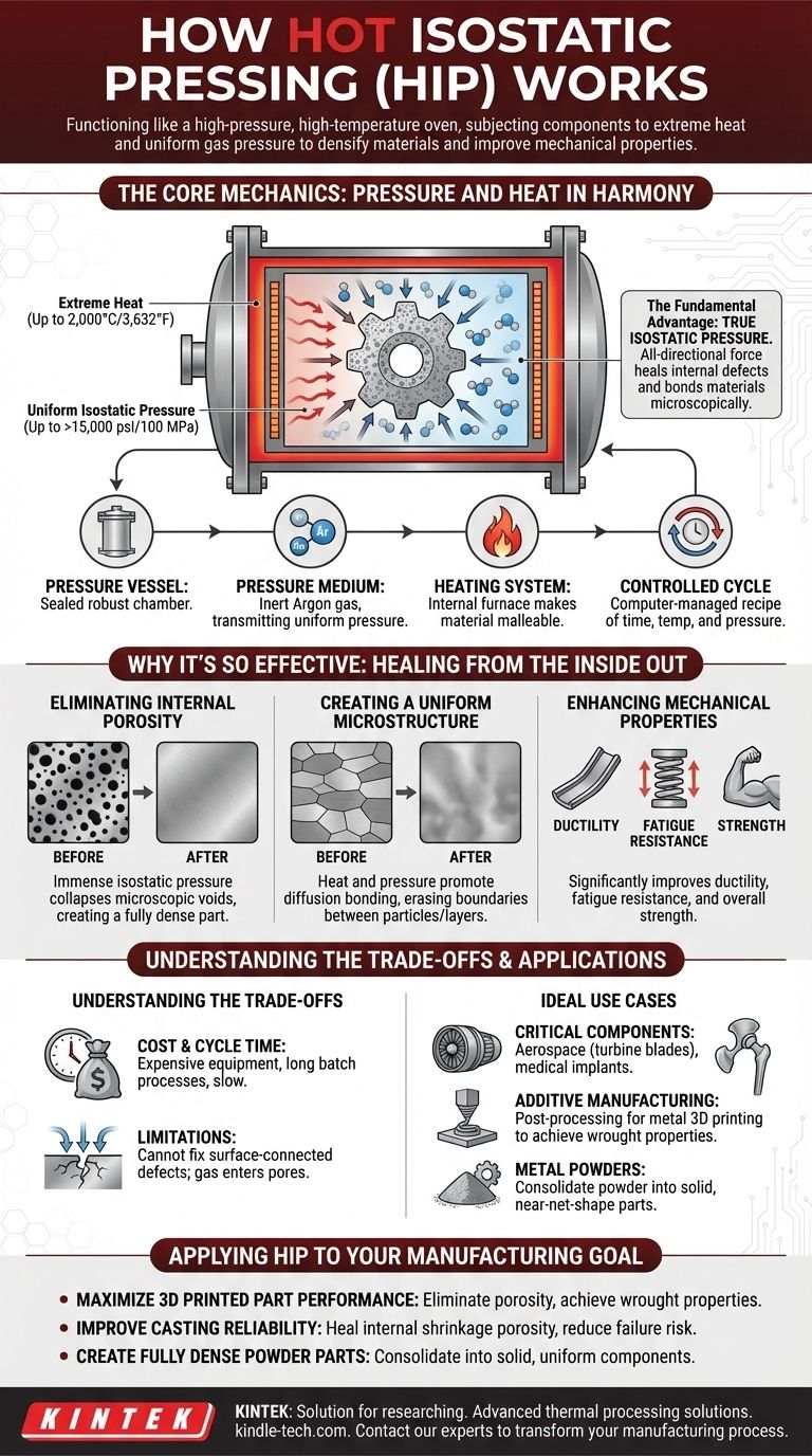 Comment fonctionne la presse isostatique à chaud ? Un guide pour éliminer la porosité et améliorer les performances des pièces Guide Visuel