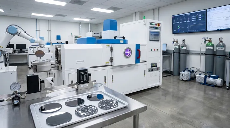 ¿Se puede pulverizar silicio? Una guía sobre los métodos de RF y CC para la deposición de películas delgadas