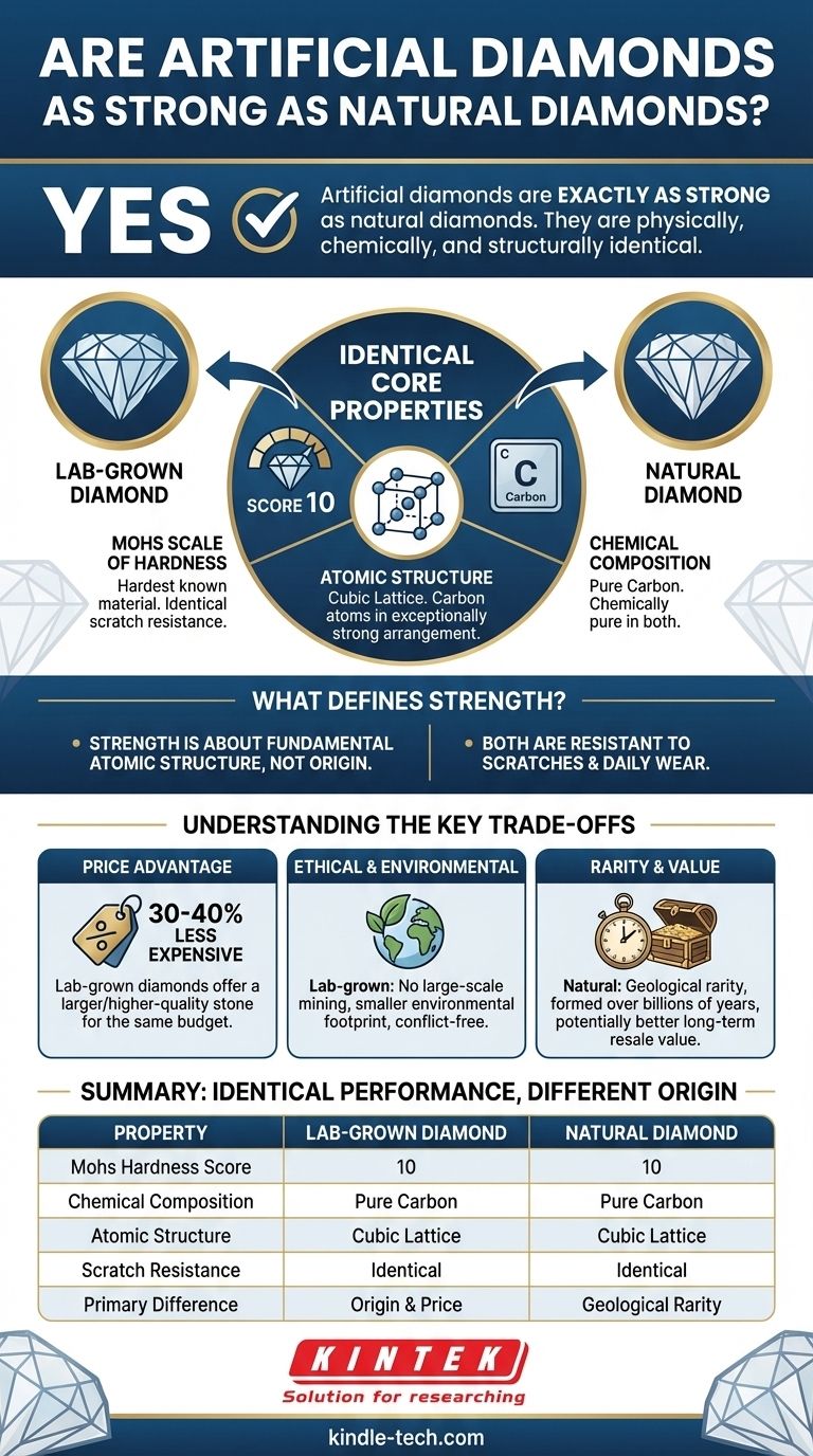 Sind künstliche Diamanten genauso stark wie natürliche Diamanten? Entdecken Sie die Wahrheit über die Haltbarkeit im Labor gezüchteter Diamanten Visuelle Anleitung