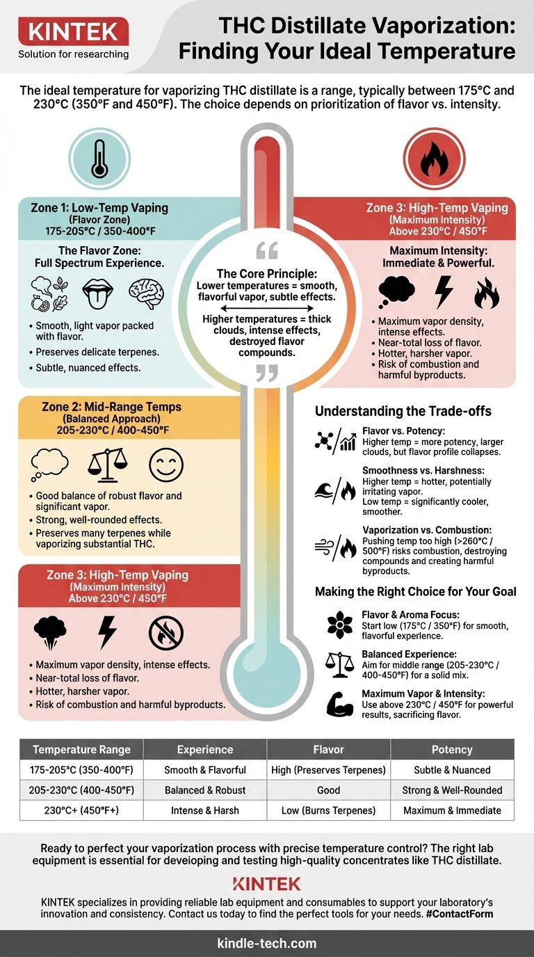 Bei welcher Temperatur verdampft THC-Destillat? Finden Sie Ihren perfekten Vaping-Sweet Spot Visuelle Anleitung