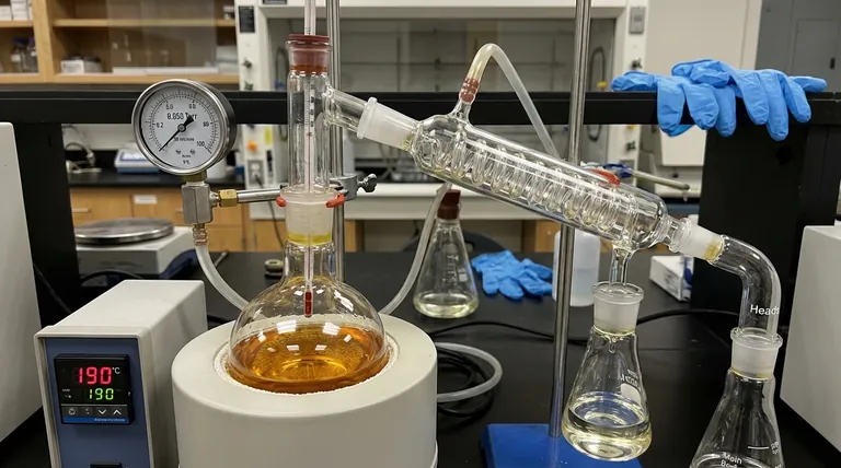 THCのショートパス蒸留は何度の温度で行われますか?純度のために180℃~200℃の範囲を習得する