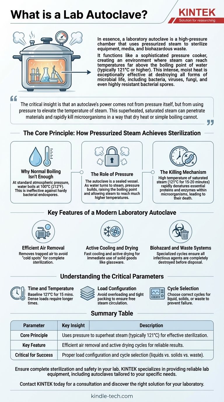 ¿Qué es un autoclave de laboratorio? Su guía para la esterilización con vapor a presión Guía Visual