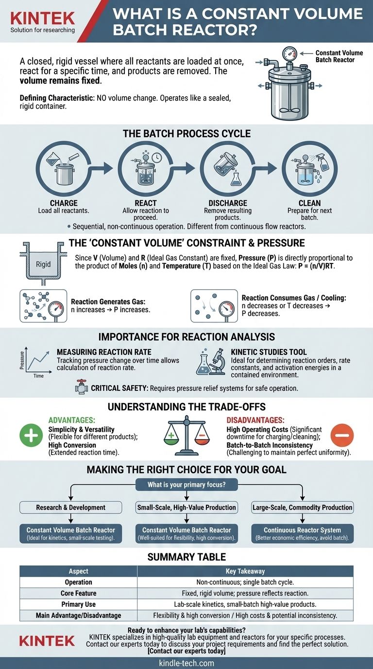 什么是定容间歇反应器？您进行实验室规模化学反应研究的基本工具 图解指南