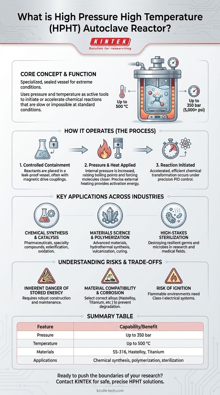Cos'è un reattore autoclave ad alta pressione e alta temperatura? Sblocca la sintesi chimica estrema Guida Visiva