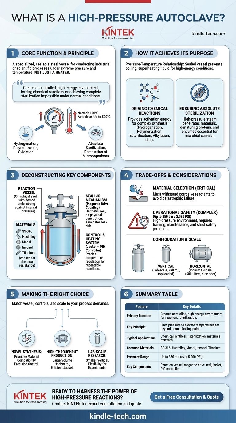 Qu'est-ce qu'un autoclave haute pression ? Un guide complet sur les réacteurs haute température et haute pression Guide Visuel