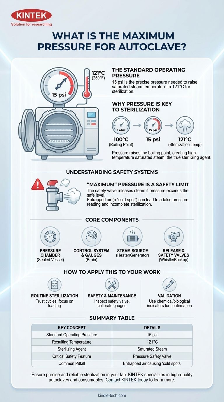 Quelle est la pression maximale pour l'autoclave ? Il ne s'agit pas de pression maximale, mais de stérilisation précise Guide Visuel