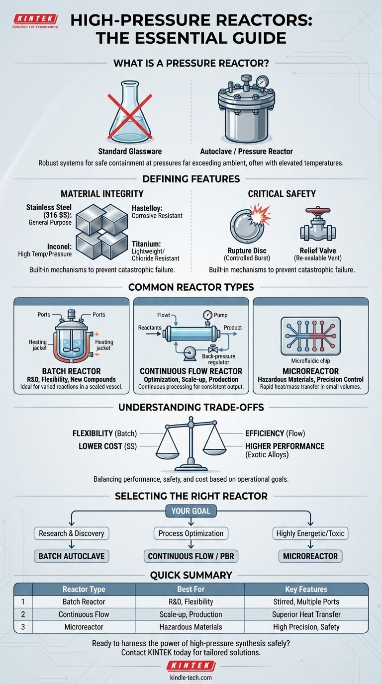 고압 반응에 사용되는 반응기는 무엇인가요? 귀하의 실험실에 적합한 오토클레이브를 선택하세요 시각적 가이드