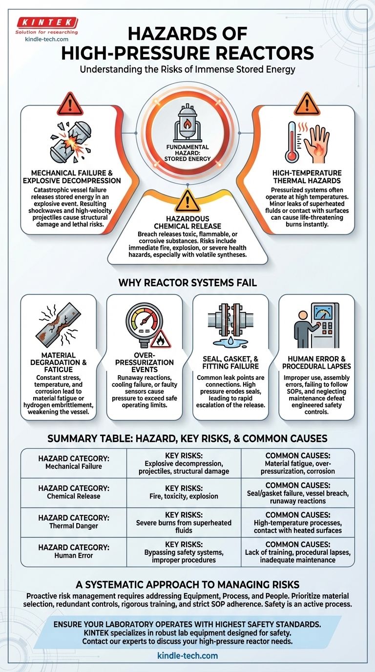 What are the hazards of high pressure reactors? A Guide to Managing Explosive Risks Visual Guide