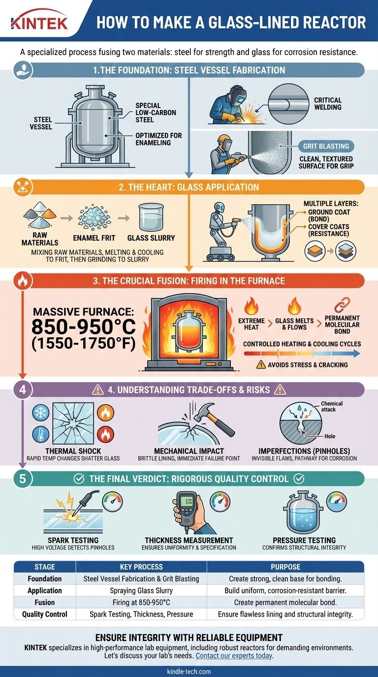 How to make a glass lined reactor? A Deep Dive into the Specialized Manufacturing Process Visual Guide