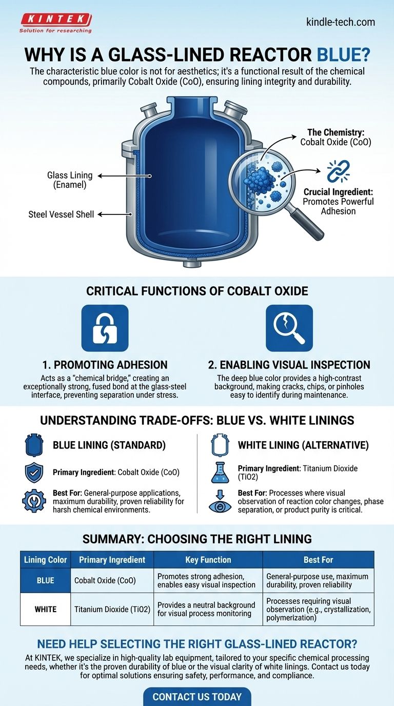 لماذا المفاعل المبطن بالزجاج أزرق؟ العلم وراء أكسيد الكوبالت للمتانة دليل مرئي