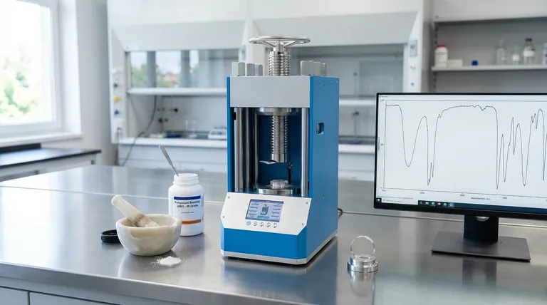 IR에서 KBr과 시료의 비율은 어떻게 되나요? 선명한 IR 스펙트럼을 위한 완벽한 시료 농도 달성