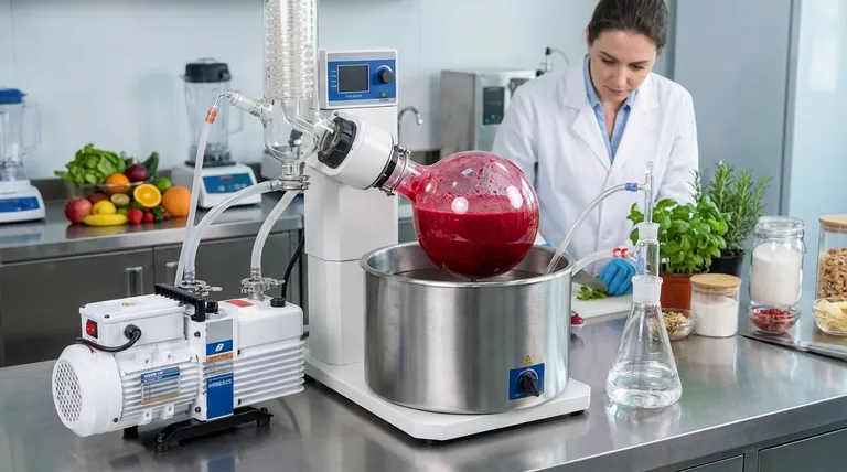 Qual é a aplicação do evaporador rotativo a vácuo na indústria alimentícia? Concentrar Suavemente Sabores & Extrair Aromas