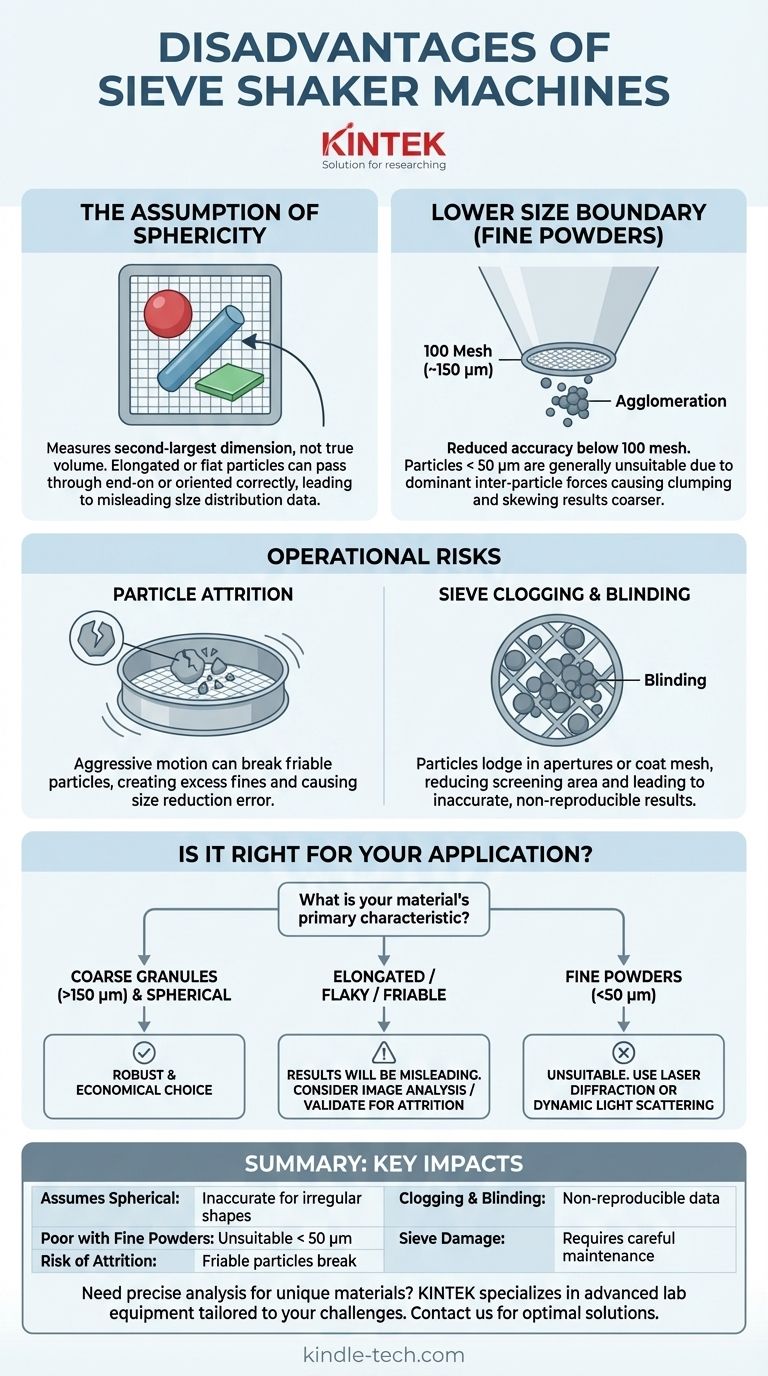 체 진탕기 기계의 단점은 무엇입니까? 정확한 입자 분석을 위한 주요 한계 시각적 가이드