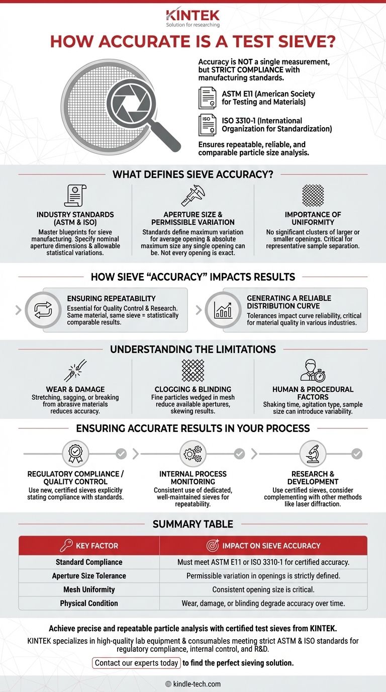 Quelle est la précision d'un tamis d'essai ? Assurez une analyse fiable de la taille des particules Guide Visuel