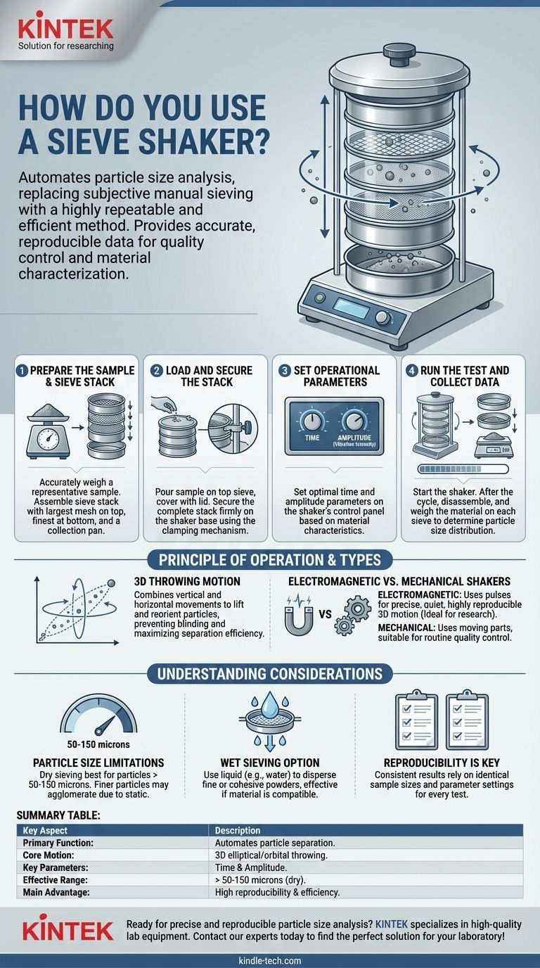 Wie benutzt man eine Siebmaschine? Beherrschen Sie die Partikelgrößenanalyse für die Qualitätskontrolle Visuelle Anleitung
