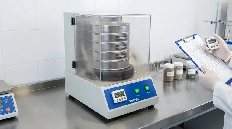 Por quanto tempo devo usar meu agitador de peneiras? Encontre o tempo ideal de peneiramento para seu material