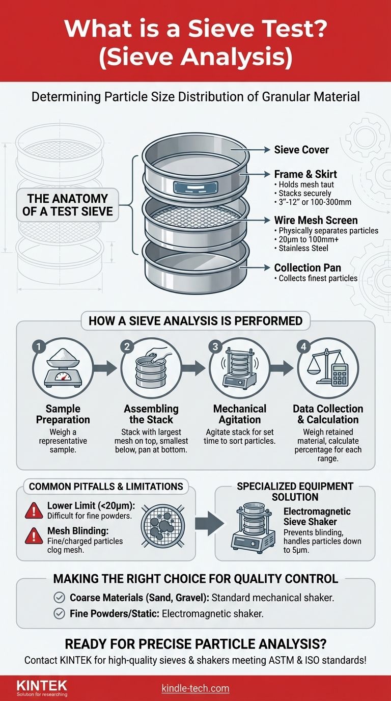 ¿Qué es una prueba de tamizado? Una guía para el análisis de la distribución del tamaño de partícula Guía Visual