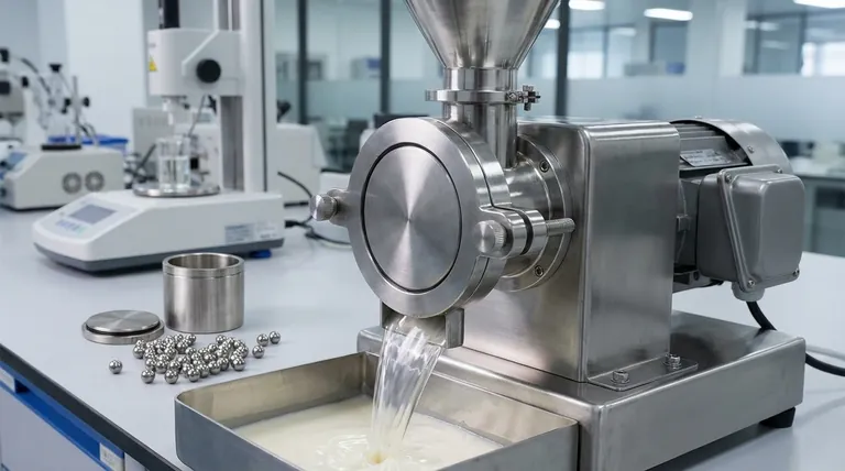 胶体磨有什么作用?实现卓越的乳化和精细分散