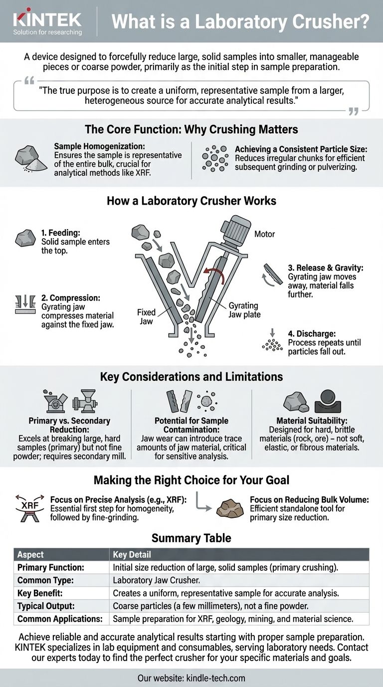 Что такое лабораторная дробилка? Первый шаг к точному анализу образцов Визуальное руководство