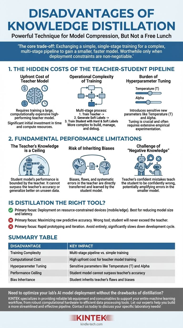 ما هي عيوب التقطير؟ التكاليف الخفية لضغط النموذج دليل مرئي