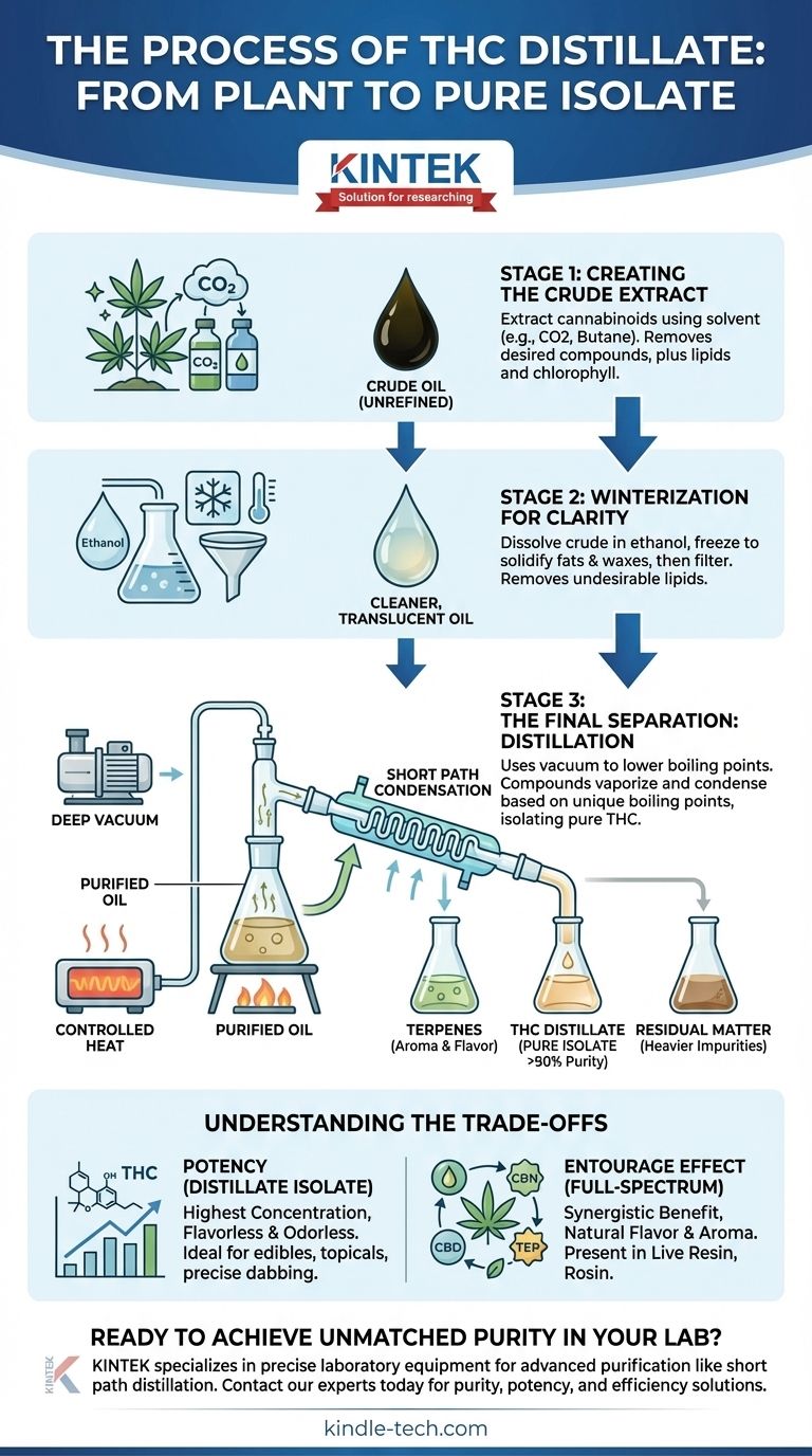 THC浓缩液（Distillate）的制作流程是怎样的？纯效力分步指南 图解指南