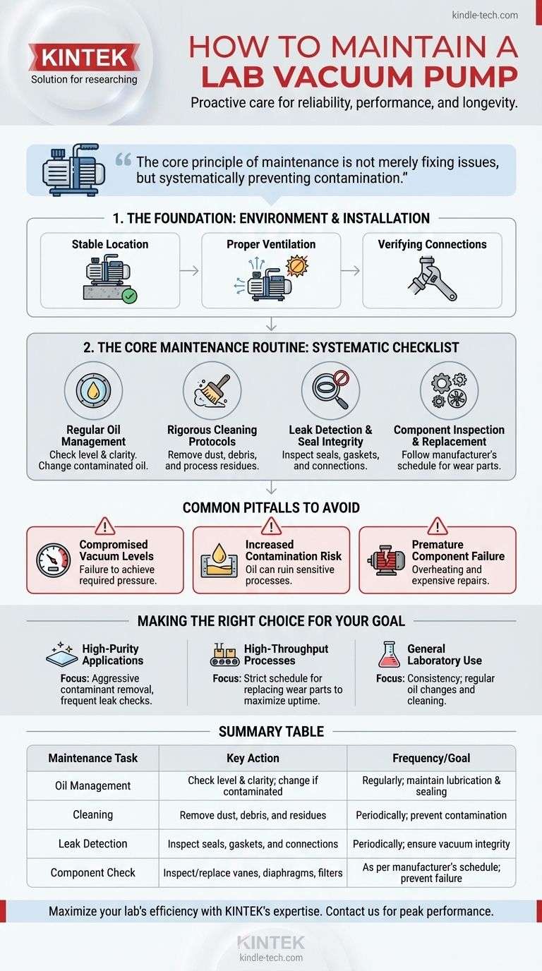 ラボの真空ポンプをどのようにメンテナンスしますか？信頼性の高い性能を確保し、寿命を延ばすために ビジュアルガイド