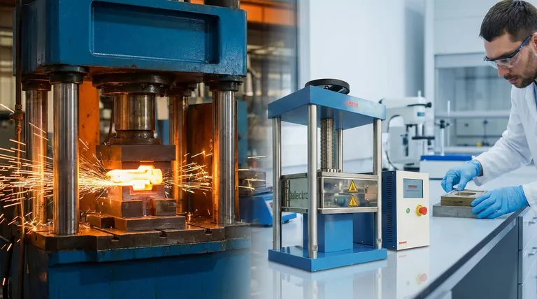 ما الذي يمكن استخدام المكبس الهيدروليكي لأجله؟ من الحدادة الصناعية إلى التحليل المخبري