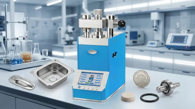 Que produtos podem ser feitos numa prensa hidráulica? De peças de metal a amostras de laboratório