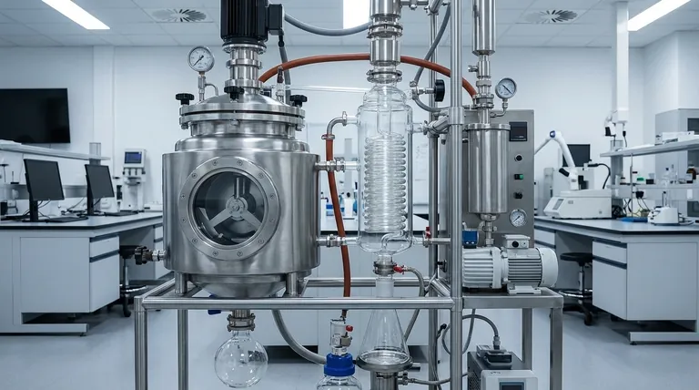 ワイプドフィルムエバポレーターの構成要素は何ですか?効率的で低温での蒸留のための主要部品