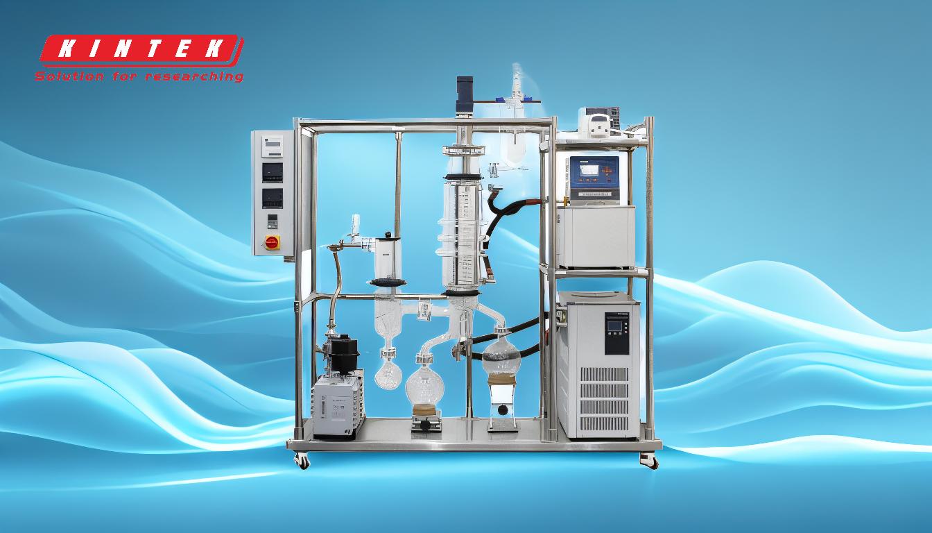 What is the difference between conventional and molecular distillation?