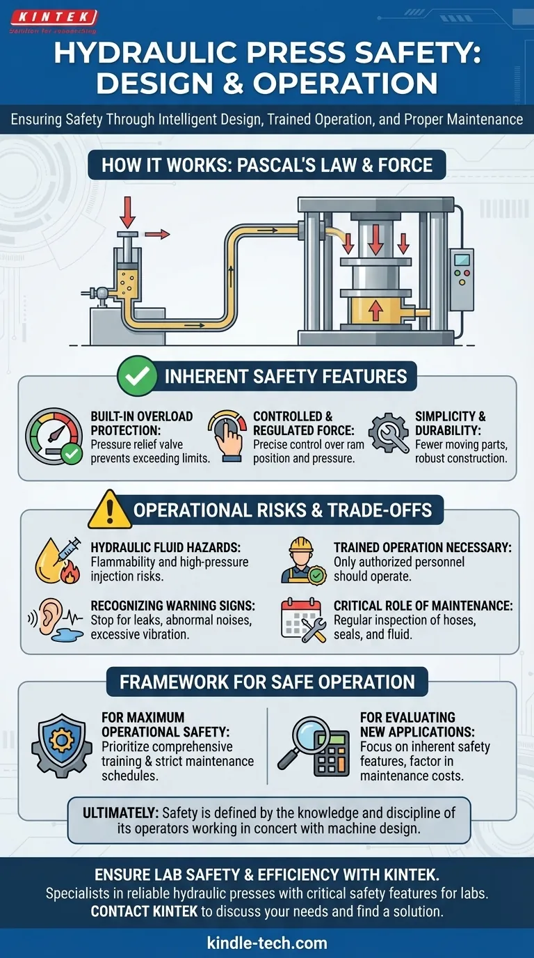 Wie sicher ist eine hydraulische Presse? Abwägung immenser Kraft und Disziplin des Bedieners Visuelle Anleitung