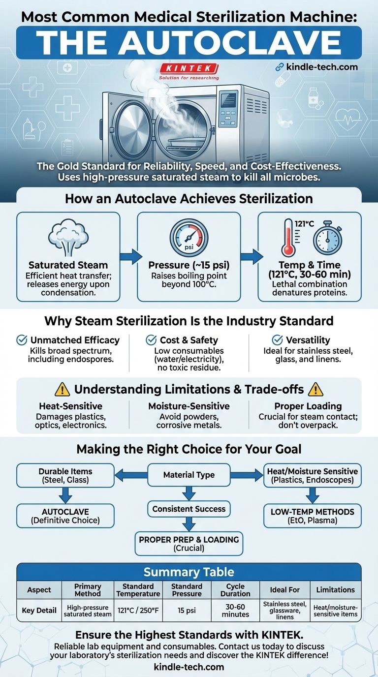 ما هي الآلة الأكثر شيوعًا المستخدمة لتعقيم المستلزمات الطبية؟ الدليل الشامل لأجهزة التعقيم الأوتوكلاف دليل مرئي