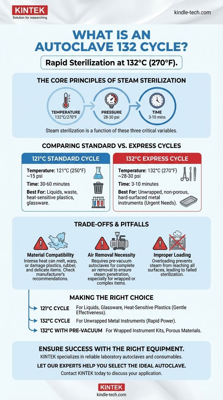 Qual è la temperatura dell'autoclave 132? Una guida ai cicli di sterilizzazione ad alta velocità Guida Visiva