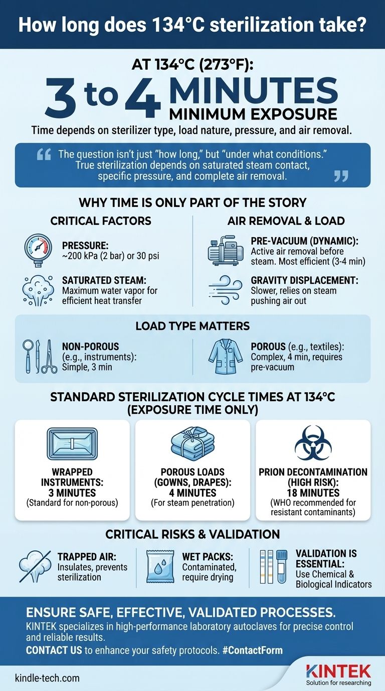 Combien de temps dure la stérilisation à 134 degrés ? Assurez-vous des durées de cycle de stérilisation appropriées Guide Visuel