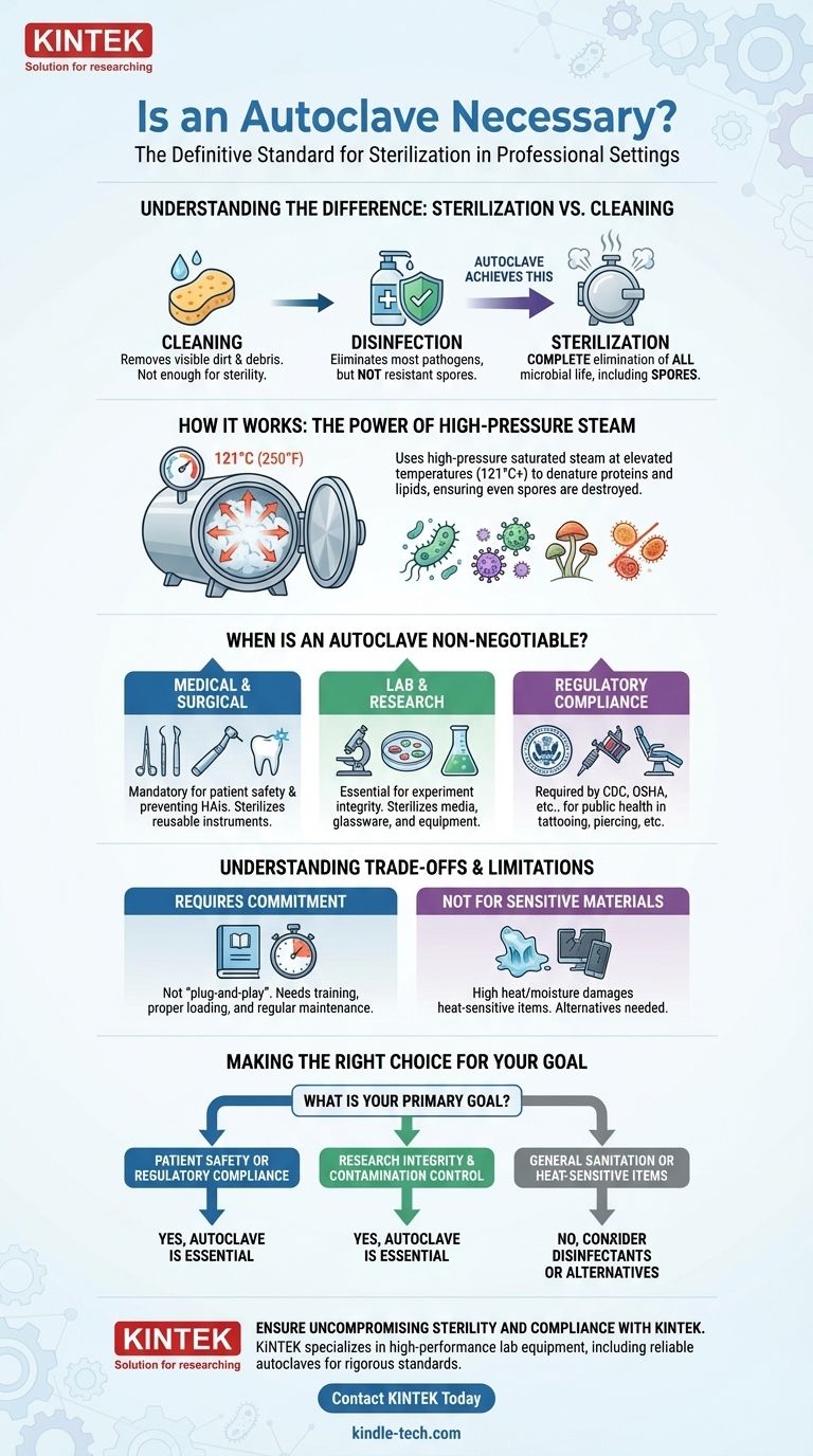 有必要使用高压灭菌锅吗？为您的实验室或诊所确保真正的无菌状态 图解指南