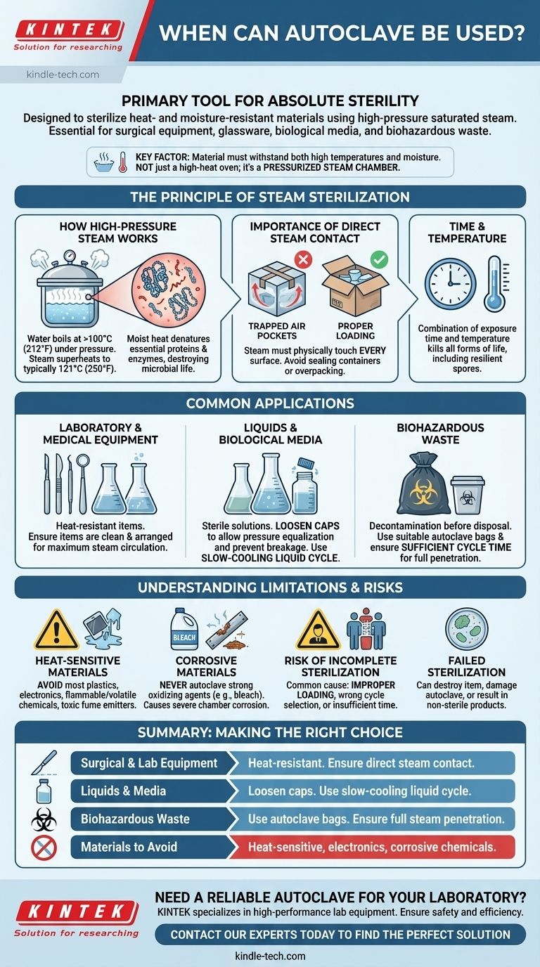 When can autoclave be used? Achieve Absolute Sterility for Your Lab and Medical Equipment Visual Guide