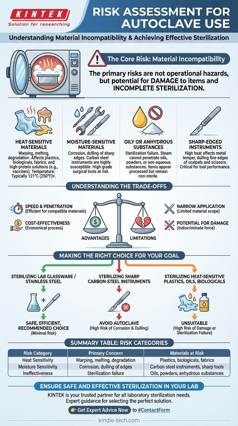 オートクレーブ使用におけるリスク評価とは？ 材料の損傷と滅菌の失敗を避ける ビジュアルガイド
