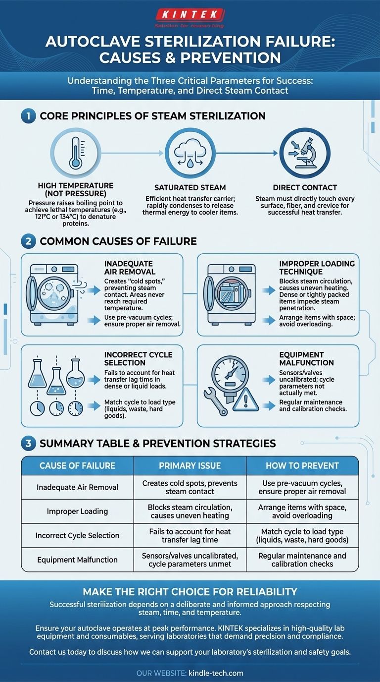 ¿Qué factores pueden provocar un fallo en la esterilización al utilizar una autoclave? Evite ciclos fallidos con consejos de expertos Guía Visual