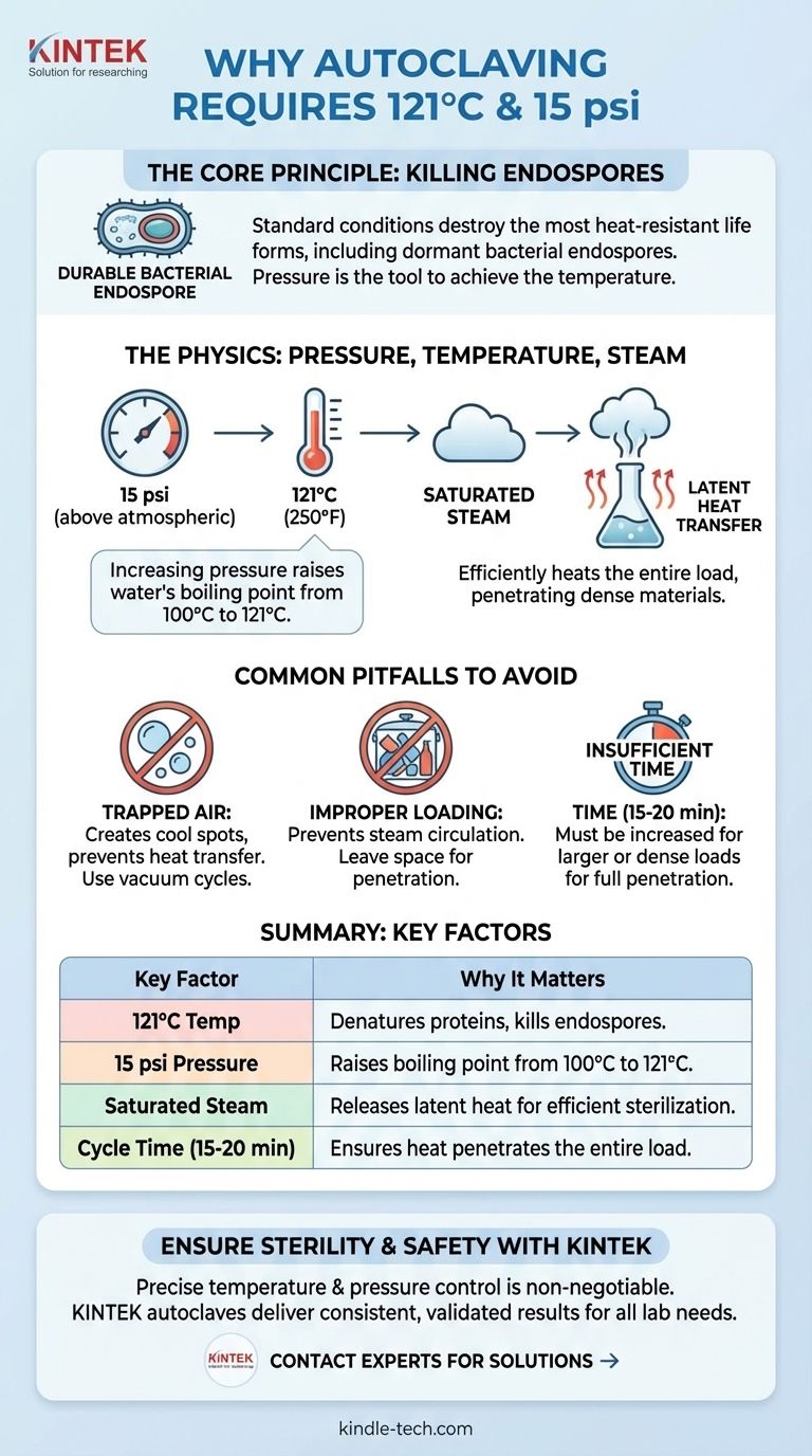 なぜオートクレーブは121°C、15 psiで行う必要があるのですか？保証された滅菌の科学的根拠 ビジュアルガイド