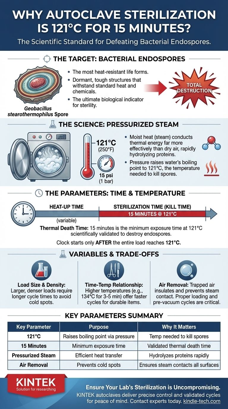لماذا تكون معلمات جهاز التعقيم (الأوتوكلاف) 121 درجة مئوية لمدة 15 دقيقة؟ علم تعقيم الأبواغ البكتيرية دليل مرئي