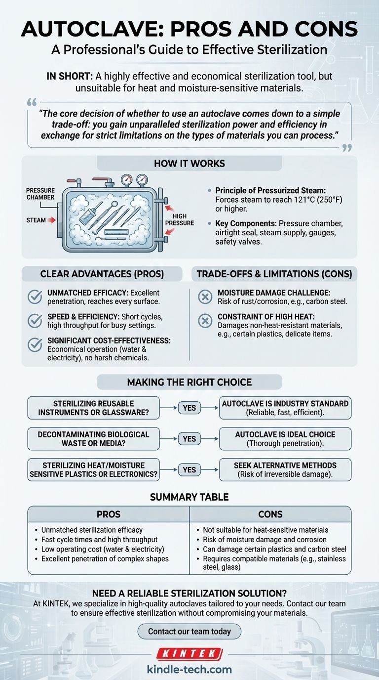 ¿Cuáles son los pros y los contras del autoclave? Desbloquee una esterilización rápida y económica Guía Visual