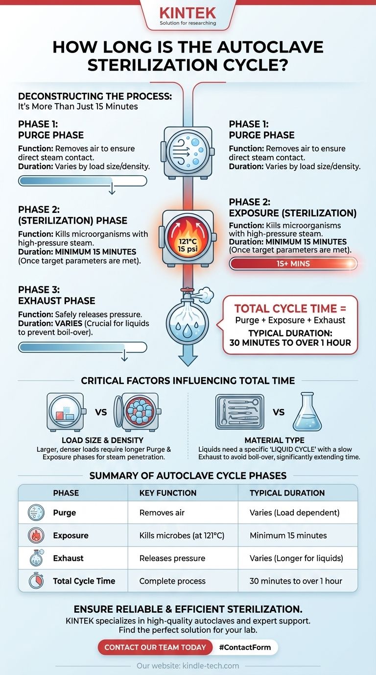 Qual é a duração do ciclo de esterilização em uma autoclave? É Mais do que Apenas 15 Minutos Guia Visual