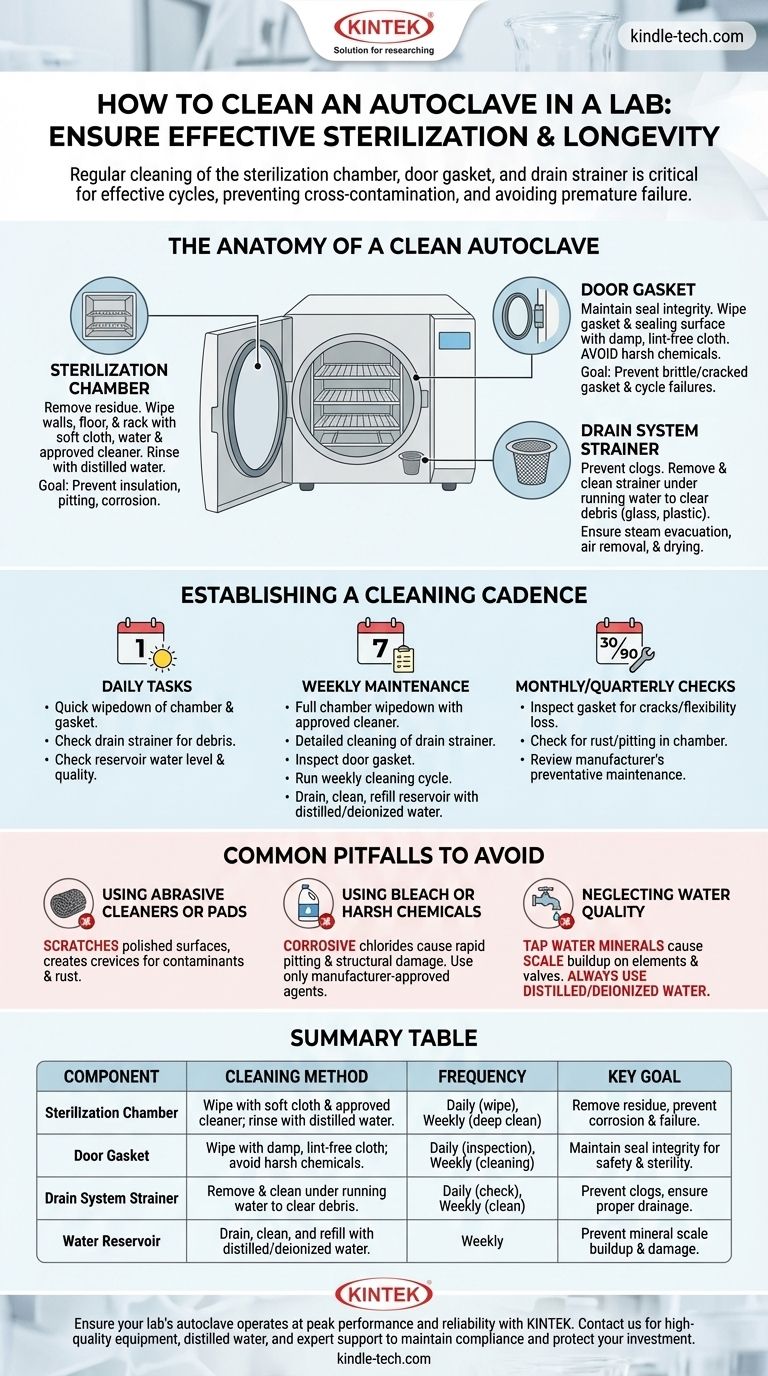 How do you clean an autoclave in a lab? Ensure Sterilization Efficacy & Extend Equipment Life Visual Guide