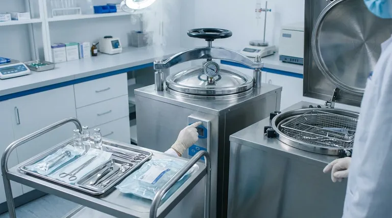 كيف تعقم المعدات الطبية في جهاز التعقيم بالبخار (الأوتوكلاف)؟ دليل لعملية مضمونة النجاح