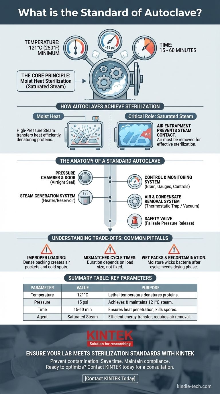 ما هو معيار الأوتوكلاف؟ إتقان مبدأ 121 درجة مئوية للتعقيم الحقيقي دليل مرئي