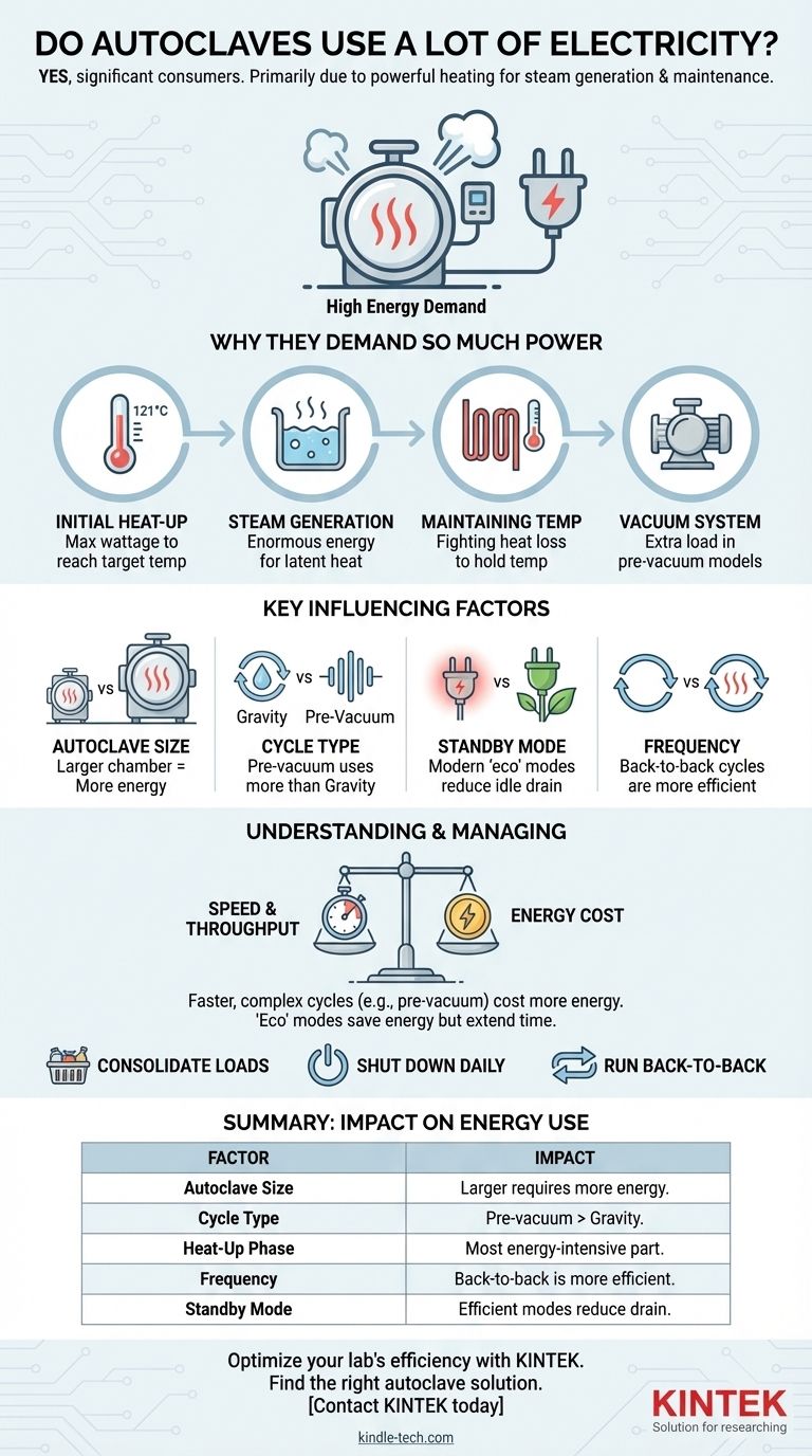 Les autoclaves consomment-ils beaucoup d'électricité ? Gérer les coûts énergétiques de votre processus de stérilisation Guide Visuel