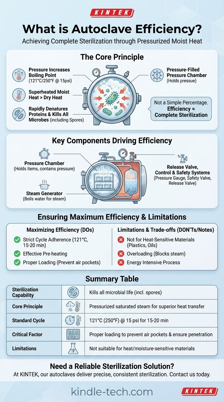ما هي كفاءة جهاز الأوتوكلاف؟ تحقيق التعقيم الكامل بالبخار عالي الضغط دليل مرئي