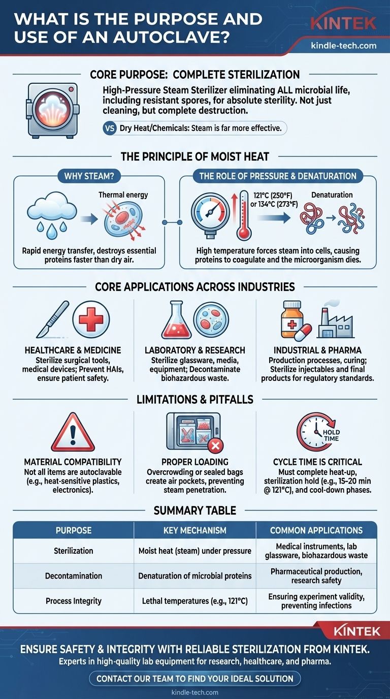 高压灭菌器的用途和使用方法是什么？为您的实验室实现彻底灭菌 图解指南
