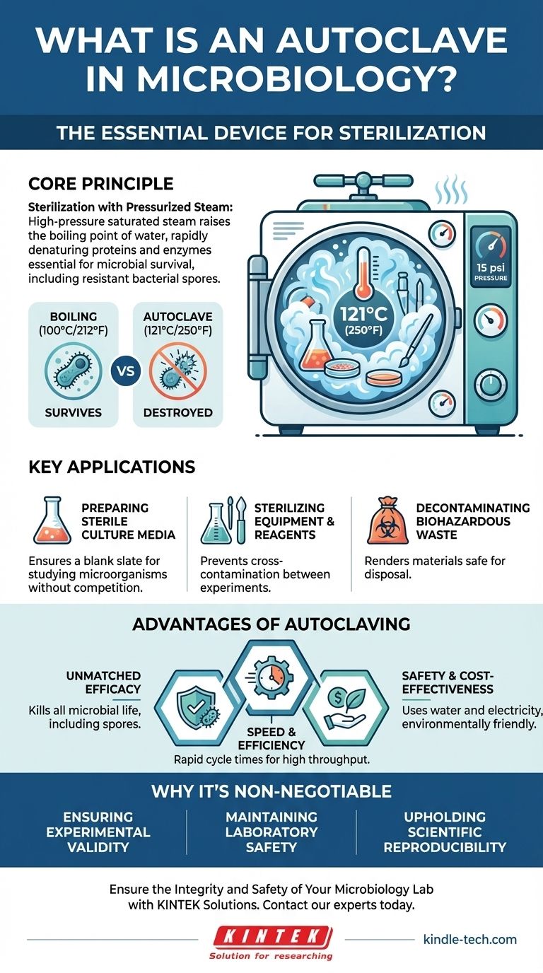 What is an autoclave in microbiology? The Key to Sterile, Safe, and Valid Lab Results Visual Guide